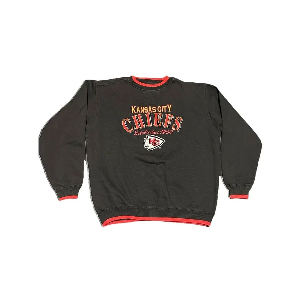 Vintage Logo Athletic‎ Kanas City Chiefs Crewneck Sweatshirt XL